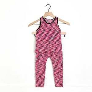 Lemon Kiss 2 Piece Fitness Top + Leggings 6/6x